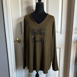 Like New Women’s EVRI Long Sleeve Shirt Size 1X